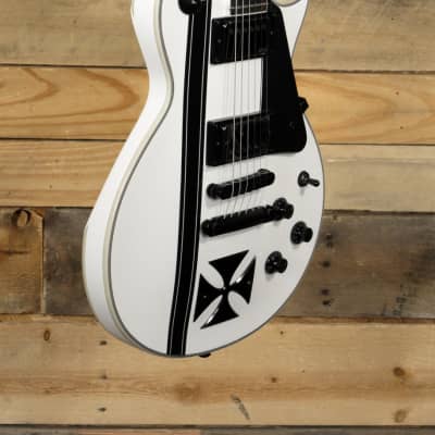 ESP LTD James Hetfield Iron Cross Electric Guitar Snow White w/ Case image 1