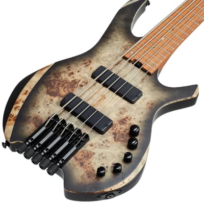 Traben Phoenix 5-string Bass guitar NEW Black Shadow - Quilt Maple | Reverb