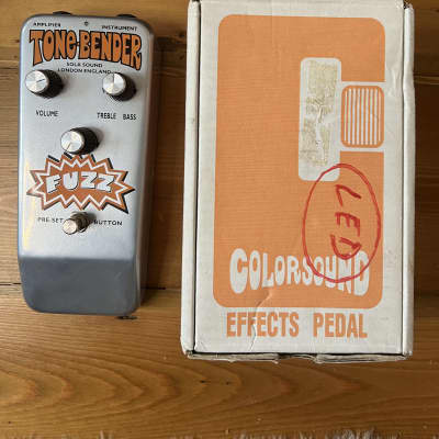 Colorsound ToneBender Fuzz 90’s Reissue with Original Box + Factory Added LED! image 2