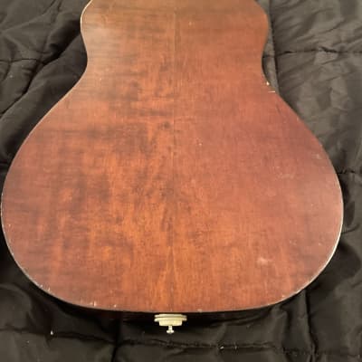 1960’s Made in Japan Silvertone  Acoustic Classical Guitar model #2688  Natural wood image 13