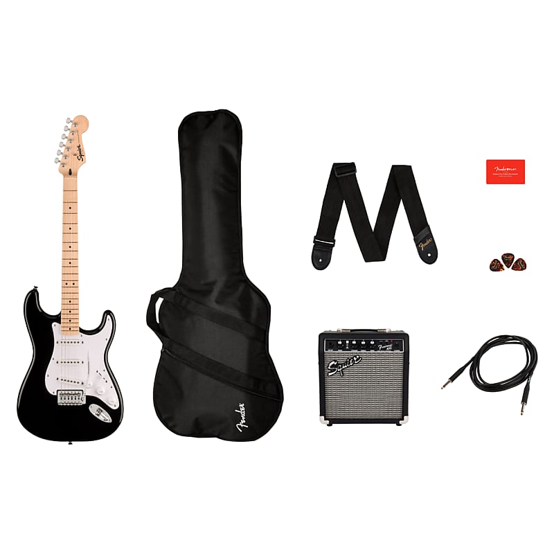 Squier Sonic Stratocaster Pack with Frontman 10G Amp image 2