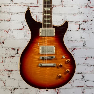 B3 2022 Guitars SL Deluxe Electric Guitar, Aged Dark Burst w/ Case x.070 (USED) for sale