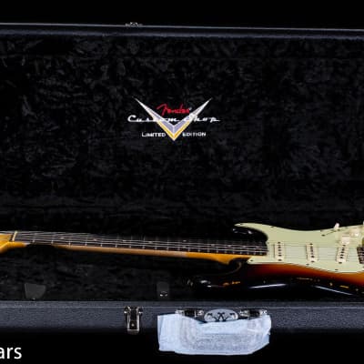 Fender Custom Shop "The 63" 1963 Stratocaster Relic 3-Tone Sunburst 57 V-R122052-7.75 lbs image 7