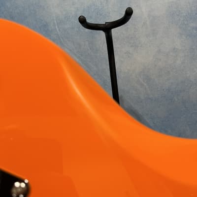 2021 Fender Japan Traditional II 60s Competition Mustang Capri Orange W/ Matching Headstock image 15