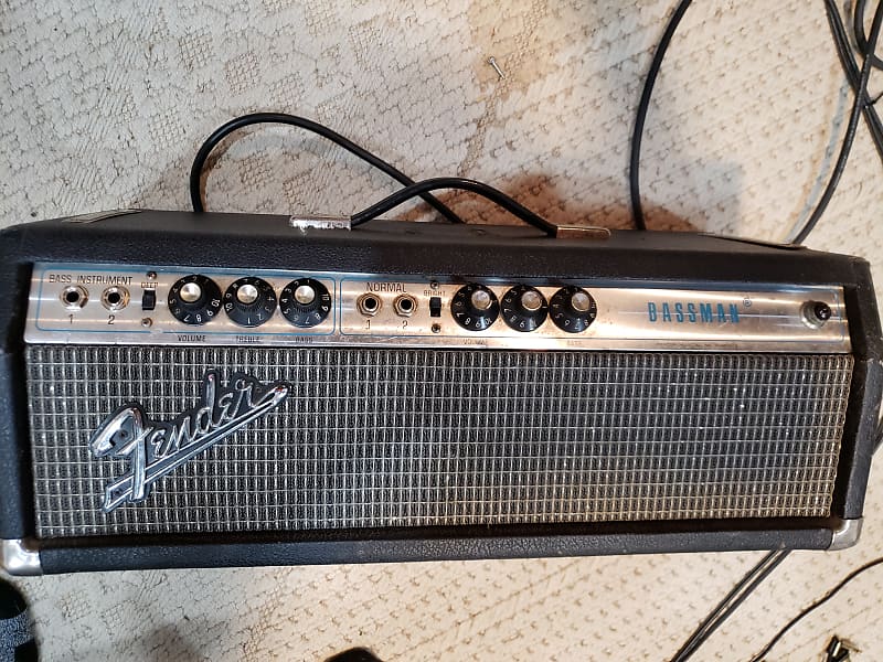 Fender Bassman 50 2-Channel 50-Watt Amp, Silverface 1972 ==> AA864 image 1