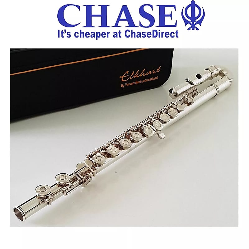 Gemeinhardt 2ESP Flute Elkhart Curved Head in Silver Plate :- Complete  Outfit-