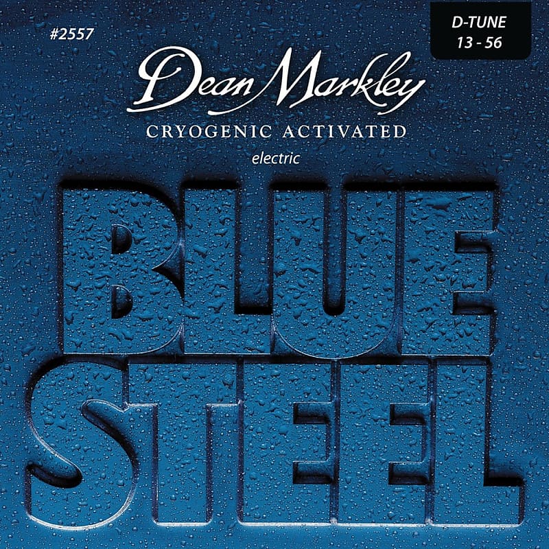 Dean Markley 2557 Blue Steel Electric Guitar Strings, D-Tune, 13-56 image 1