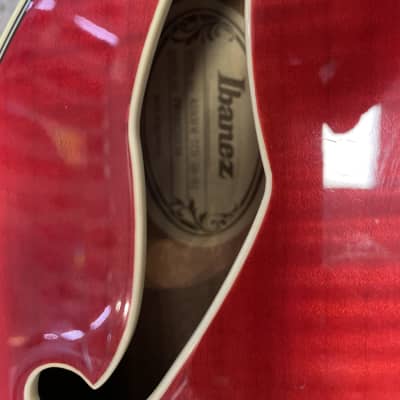 Ibanez AS93FM-TCD Artcore Expressionist 2018 - Present - Transparent Cherry Red image 3