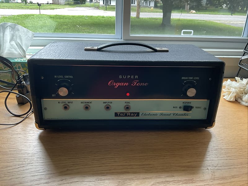 Tel-Ray Super Organ Tone Electronic Sound Chamber Oil Can | Reverb