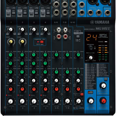 Yamaha MG10XU 10-channel Mixer with USB and FX image 2
