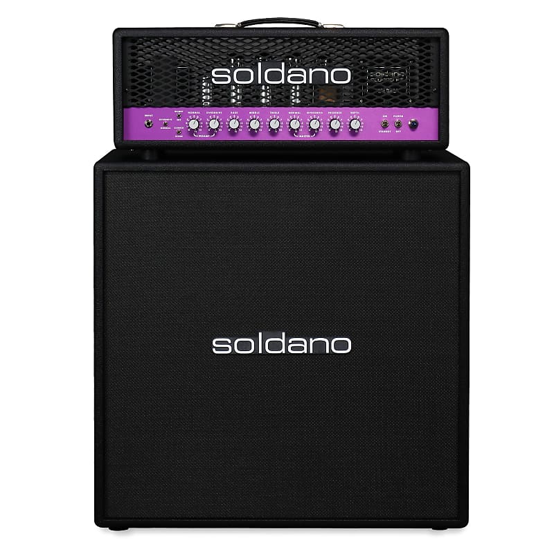 Soldano SLO-100 - Signed Purple Panel - Black Head | Reverb