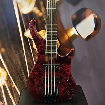 Ibanez EHB1505-SWL Bass Workshop 5-Str Stained Wine Red Low Gloss Incl. Gigbag image 7