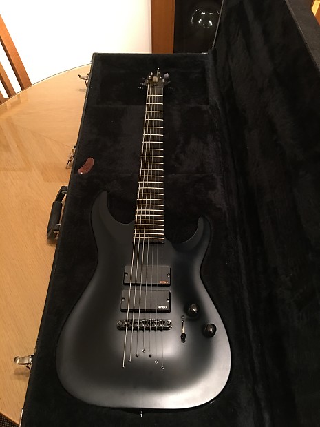 ESP CS 7 Horizon 7 string baritone Devin Townsend 2006 Satin Black