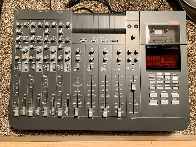 Fostex 380S 4Track Cassette Multitrack Recorder Reverb