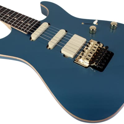 Suhr Limited Edition Standard Legacy Guitar, Pelham Blue, Floyd Rose image 4