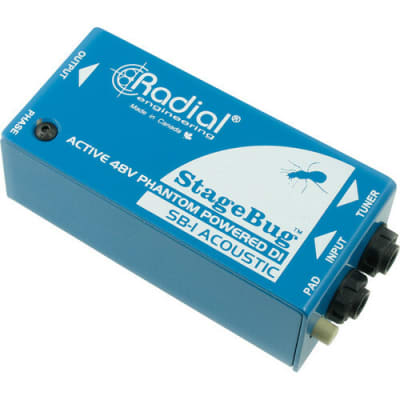 Radial Engineering StageBug SB-1 Active Acoustic Direct Box image 1