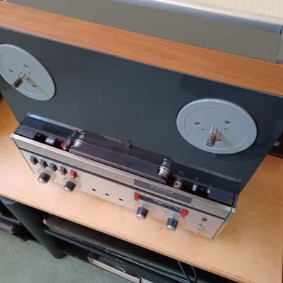 Serviced Revox A77 MKIII 4-Track Tape Recorder + Dust Cover +