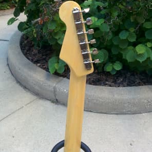 Black USACG (USA Custom Guitars) Jazzmaster with Fender AVRI hardware and Lollar pickups image 5
