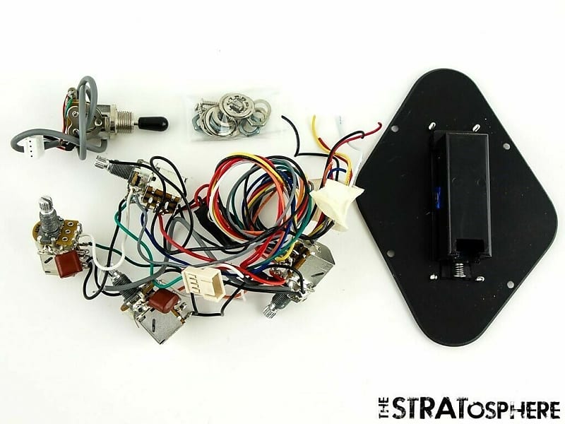 Epiphone Les Paul Prophecy Pots 3 Way Jack Battery Pack Reverb