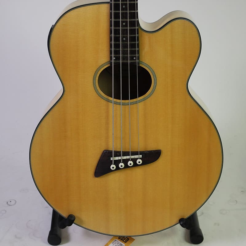 Used Tobias TOBY PRO 4CE Acoustic Bass Guitar Natural image 1