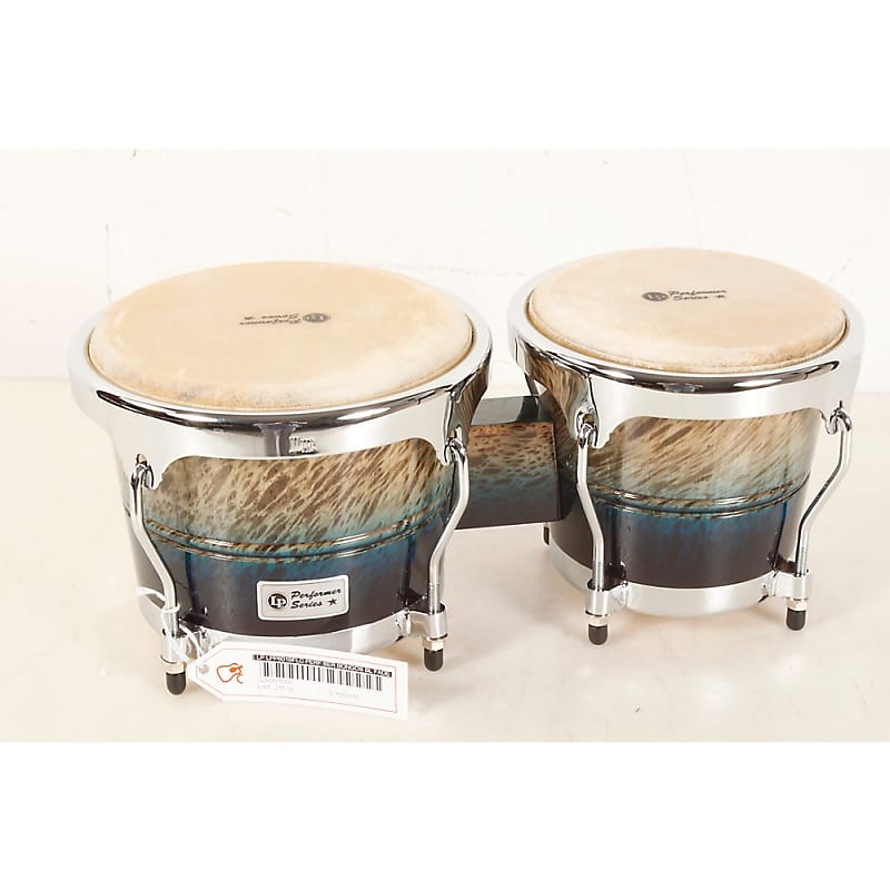 LP Performer Series Bongos with Chrome Hardware Regular Blue
