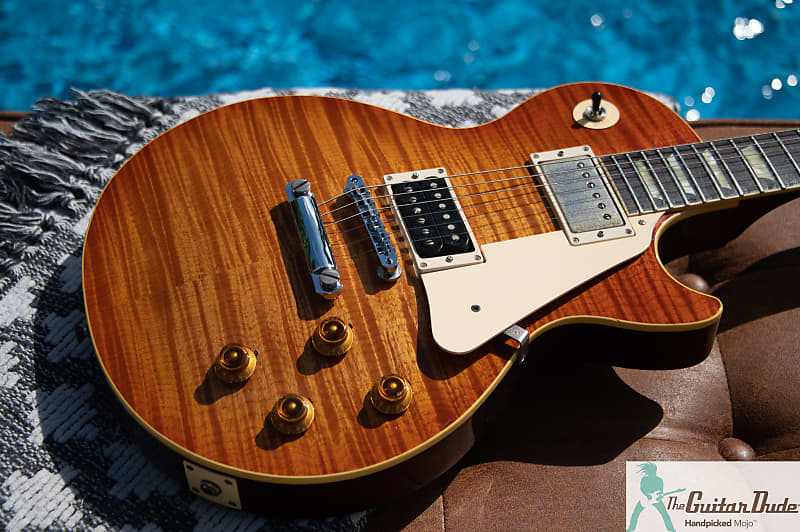 Orville LPS-80F Les Paul Standard Photo Flame | Reverb