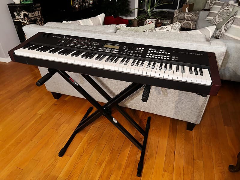 Yamaha MOXF8 88-Key 2015 with Chair and Stand! | Reverb