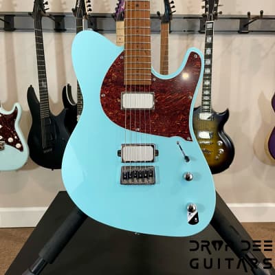 Balaguer Standard Series Thicket Electric Guitar w/ Bag-Solid Pastel Blue for sale