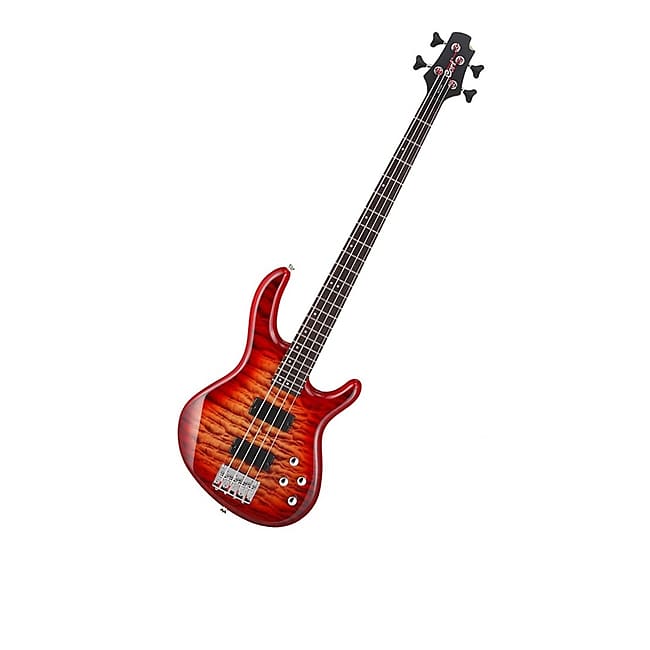 Cort Action Series Bass Deluxe 5 String open pore natural image 1