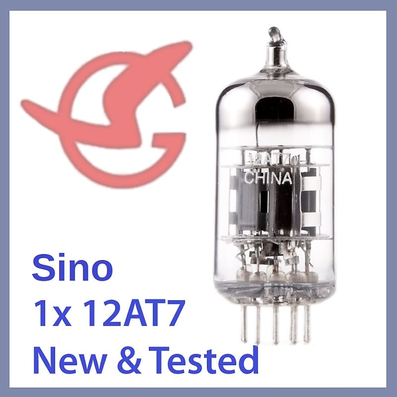 1x NEW Sino 12AT7 ECC81 CV4024 Vacuum Tube for Guitar Amps & Hi-fi Audio image 1