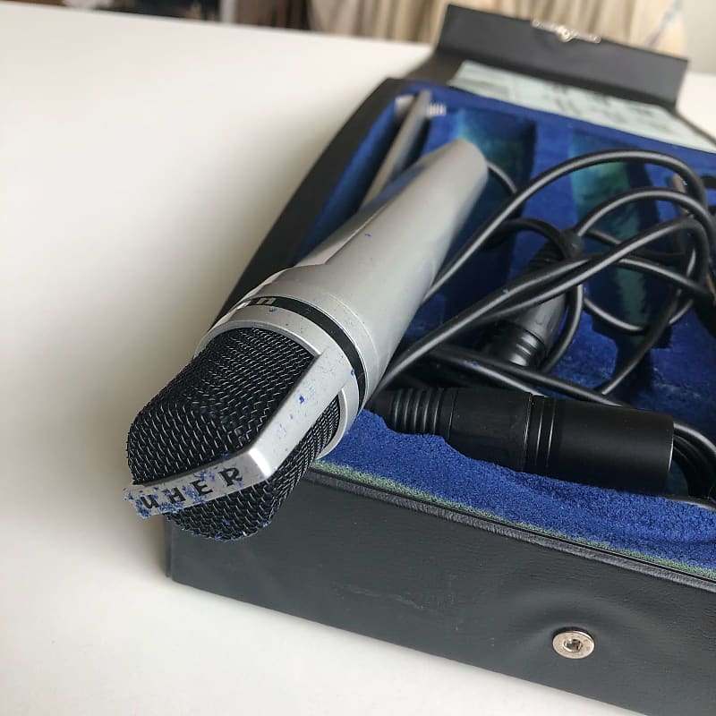 UHER M534 ビンテージ マイク UHER M534 2x Mikrofon Originale Box / Vintage Microphone in
