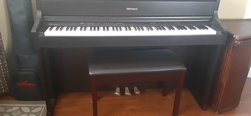 Roland HP605 88-Key Digital Upright Piano | Reverb