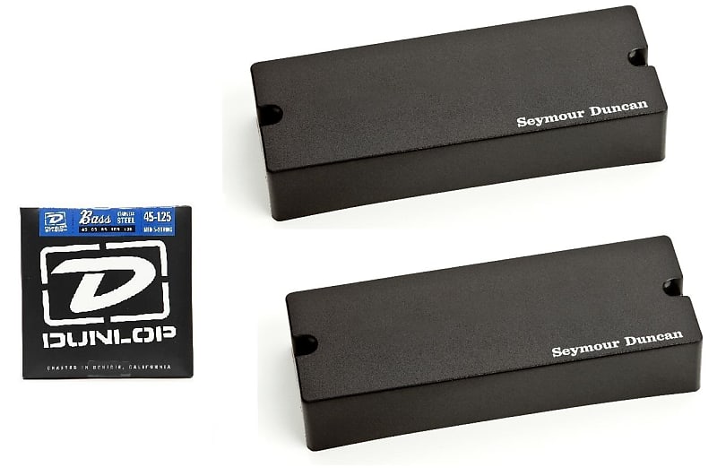Seymour Duncan ASB2-5s Active Soapbar 5 String Bass Phase II Pickup Set ( FREE BASS STRINGS ) image 1