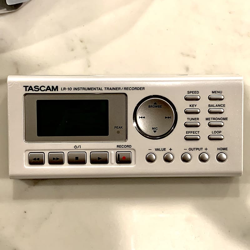 TASCAM LR-10 Instrumental Trainer/Recorder White