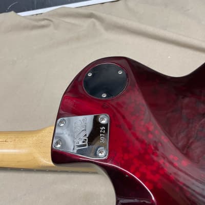 ESP LTD Eclipse Bolt-On Neck Singlecut Guitar - locking tuners missing backs! Red image 18