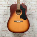 Recording King Dirty 30's Series 7 Dreadnought Acoustic Guitar Tobacco Sunburst