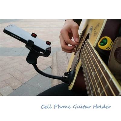 Smart Phone Smartphone Holder Mount Clip Suction Cup for Acoustic Electric Classical Guitar image 2