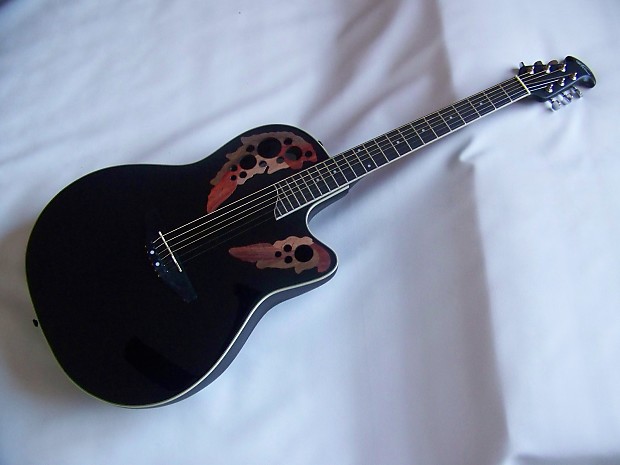 Ovation Applause AE148 Shallow Acoustic Electric Guitar in