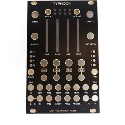 Typhoon panel and pcb for diy (mutable instruments clouds clone variant) image 1