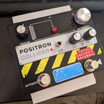 Reverb.com listing, price, conditions, and images for mythos-pedals-positron-collider-fuzz