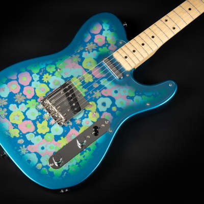 2016 Fender Limited Edition FSR Classic '69 Telecaster MIJ with Maple Fretboard - Blue Flower | Tex-Mex Pickups Japan image 5