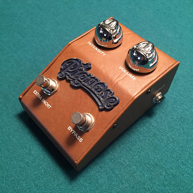 Pignose Detonator S.P. Distortion Power Boost Pedal early 2000 s brown leather Reverb