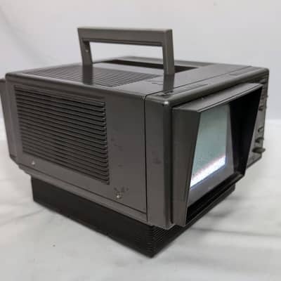Sears 5 Inch Portable Color TV VHF UHF, AM/FM Radio SR3000 Model 580 - WORKING image 8