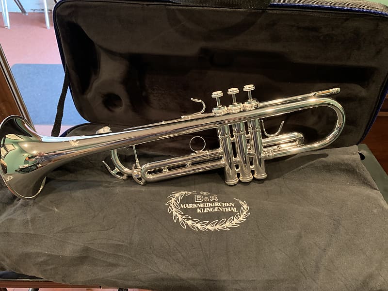 B&S Prodige Silver Trumpet | Reverb