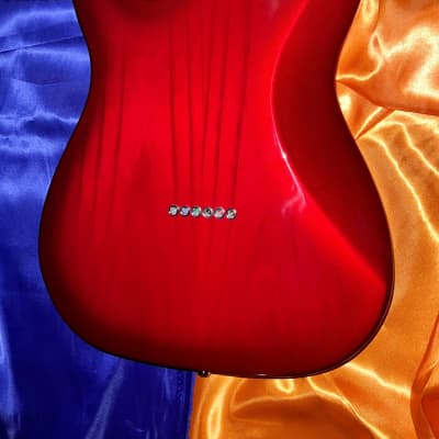 Fender Telecaster Plus V2 with Maple Fretboard 1995 - 1998 Crimson Burst image 11