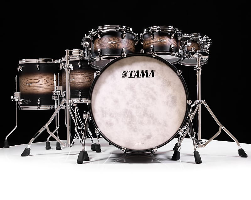 2025年冬【法人向けお歳暮】 Tama Star Walnut 6pc Satin Black Japanese Sen Burst Open Box テープ・マスキングテープ