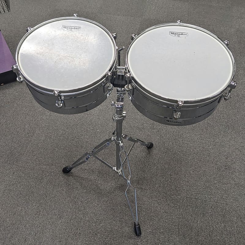 Used Latin Percussion LP MATADOR TIMBALES W/ STAND Reverb