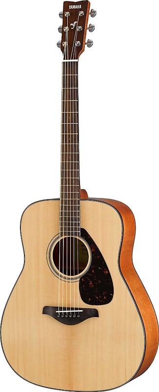Yamaha FG800 Folk Dreadnought Acoustic Guitar, Natural image 1