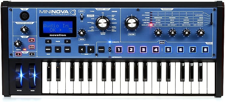 Novation MiniNova 37-key Synthesizer with Vocoder image 1