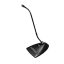 Shure MX418D/C Cardioid-18" Desktop Gooseneck Condenser Microphone, Attached 10' XLR Cable, Logic Functions, Programmable Switch and LED Indicator, Attached Desktop Base